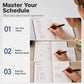❄️Zomerfresh 50% Korting!📅2027 Minimalistische A5 Dagplanner – 365 Dagen Agenda met PU-cover, Lay-Flat Binding en Schrijfvriendelijk Papier