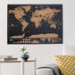 🌍 Krasbare wereldkaart-reisdagboek | Kras je reisroutes open, stijlvolle wanddecoratie & het perfecte cadeau voor wereldreizigers!