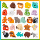 🧩 50% korting! 26-delige houten letter- & dierenmatchset – bevordert fijne motoriek, kindveilig & kleurrijke illustraties. Leren wordt een avontuur! ✨🔤