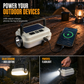 🏕️ Multifunctioneel — Lantaarn, Werklamp & Oplader voor apparaten
