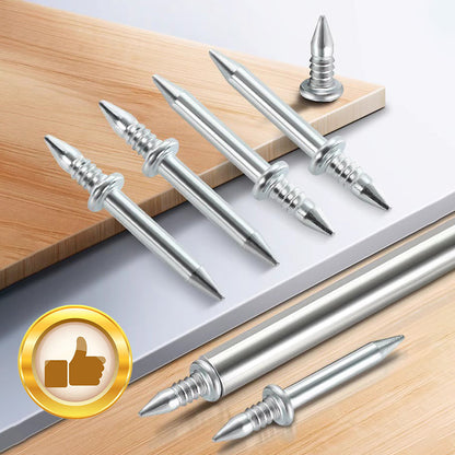 ⏳🔨 50% KORTING! Nooit meer zichtbare spijkers of lijmresten! Deze dubbelkoppige plintnagels bevestigen je plinten naadloos, stevig en zonder rommel – in seconden klaar!