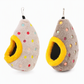 🥚 TIJDELIJKE KORTING VAN 49%! ⚡ Hangend katoenen vogel-nest hangmat – dubbellaagse fleece warme schuilplaats voor kleine vogels ✨