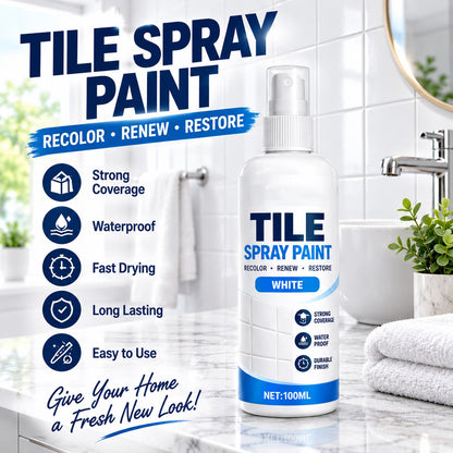 📢📢 Koop 2, Krijg 1 Gratis🎨Tegelverf spray – vernieuw verouderde tegels in badkamer & keuken. Eenvoudig spuiten, waterbestendig & 3 kleuren! ✨🏠