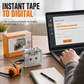 Transparante draagbare cassettespeler en cassette-naar-MP3-converter met USB-C