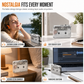 Transparante draagbare cassettespeler en cassette-naar-MP3-converter met USB-C