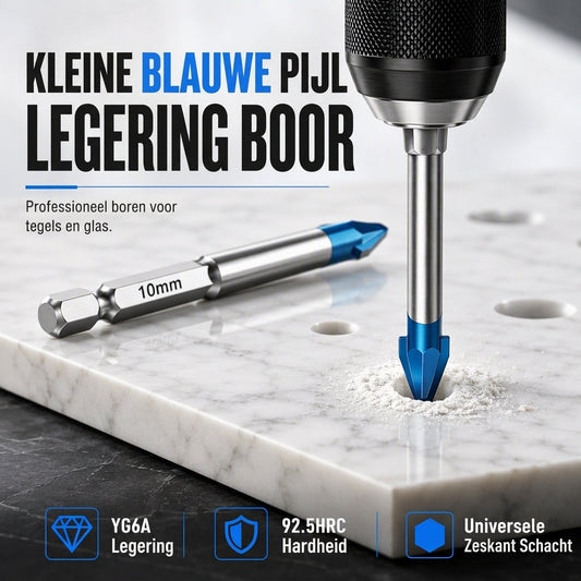 🧱 NU 50 % KORTING! 🔩 Excentrische boor met zeskantige schacht van hardmetaal – voor keramiek, glas en beton, YG6A-wolfraampunt ✨