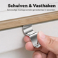 🧱 50 % KORTING! 🏠 Stevige 304 roestvrijstalen haakbevestigingen voor vinylbekleding – installatie zonder gaten voor decoraties buitenshuis 🔩