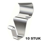 🧱 50 % KORTING! 🏠 Stevige 304 roestvrijstalen haakbevestigingen voor vinylbekleding – installatie zonder gaten voor decoraties buitenshuis 🔩