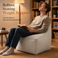 📢📢50% KORTING!! ⏰ Opbergpoefhoes – Grote ritssluiting, wasbaar & 45x45x23 cm ✨