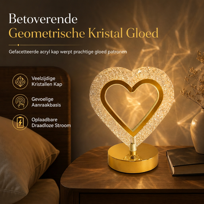 💎 50% KORTING! ✨ Crystal Touch-nachtlamp – 3 kleuren en dimbare sfeer ✨