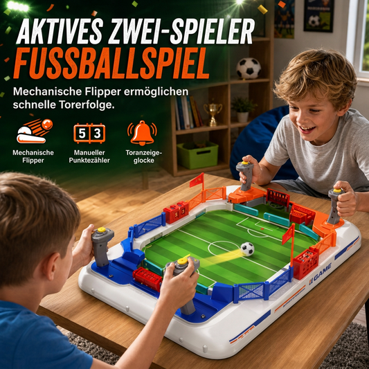 ⚽️NU 50 % KORTING✨Tafelvoetbalspel voor 2 spelers – Interactief tafelvoetbalbordspel voor kinderen