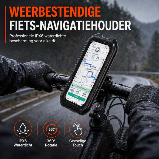🏍️ 50% KORTING! 📱 Mobiele telefoonhouder voor motor en fiets – waterdicht en 360° draaibaar ✨