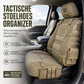 🚗🛡️ Tactische Autostoelbeschermer met Opbergruimte – Beschermt tegen Krassen, Vuil & Slijtage