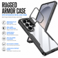 📲🛡️Schokbestendig telefoonhoesje met metalen lens en standaard als beschermhoes voor de Samsung Galaxy S26, S25, S24, S23, S22 Ultra, Plus en FE