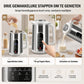 Multifunctionele 304 RVS Sojamelkmaker en Hogesnelheidsblender – Grote Capaciteit, Filtervrije Huishoudelijke Foodprocessor met Slimme Timer
