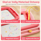 🔥50% korting🎨 Magnetisch Tekentafel voor Kinderen: 4-Kleurig Scherm, Geen Rommel, Ombouwbaar, Veilige Bevestigingskoord