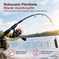🎣 NU 50% KORTING! 🎒 Reishengelset van 4-delig – glasvezel, molen en tacklebox – compact mee te nemen voor rivieren en meren 🌊