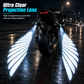 ⏳ Tijdelijke aanbieding⏳ ✨ Waarom zou je motor saai blijven? Met deze LED-vleugelprojectie geef je hem een unieke look – aluminium behuizing, drie kleuren, symmetrisch patroon.