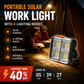 🔥🎁Superaanbieding: 49% KORTING💡Draagbare werklamp op zonne-energie met 4 verlichtingsstanden