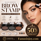 🖤50% KORTING 2026 HETE VERKOOP! 50K+ Verkocht Wenkbrauw Stempel Poeder Kit met Applicatorkwast, Één Druk Perfecte Wenkbrauw Stempel, Waterbestendig Langdurig 24U Wenkbrauw Make-up voor Moeiteloze Dagelijkse Salon-Achtige Wenkbrauwen
