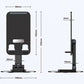 Draaibare mobiele telefoonstandaard van aluminiumlegering