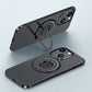 Magnetische Stand Frosted Handle Hard Case beschermhoes voor iPhone-5