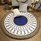 Gift Choice - Geometric Round Absorbent Non-Slip Floor Mat