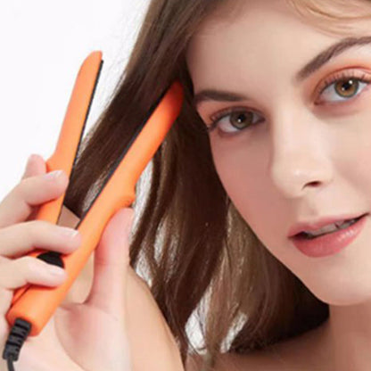 2-in-1 Mini Curling Wand & Flat Iron Hair Straightener（50%OFF）