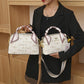 Vintage damestas met print